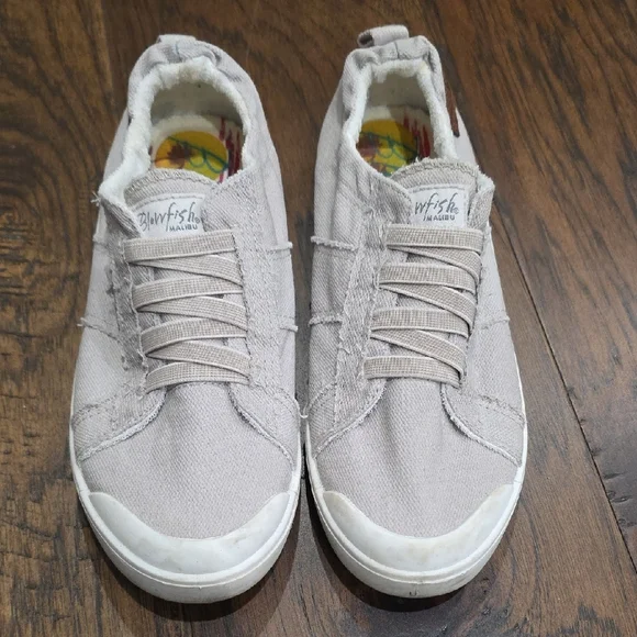 Blowfish Malibu Superfoam Sock Slip On's Light Gray Sneakers - Picture 1 of 4